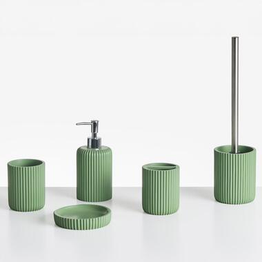 CAMANA - Badkameraccessoireset - Groen - Polyresin product