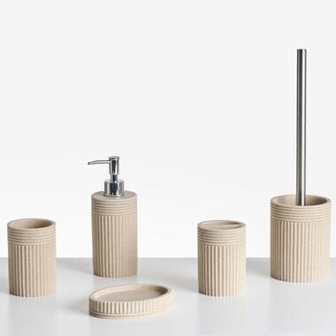 HUARMEY - Badkameraccessoireset - Lichtbeige - Polyresin product