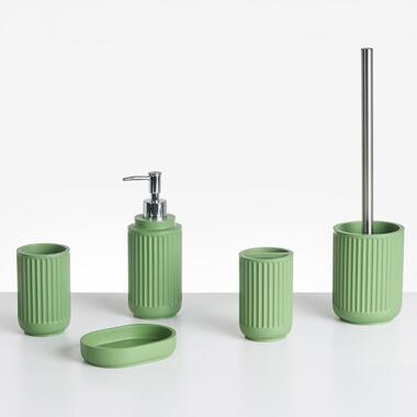 HUARMEY - Badkameraccessoireset - Groen - Polyresin product
