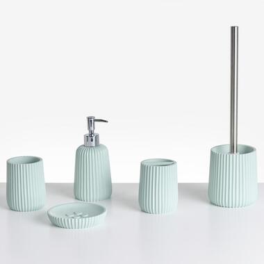 POZUZO - Badkameraccessoireset - Mintgroen - Polyresin product