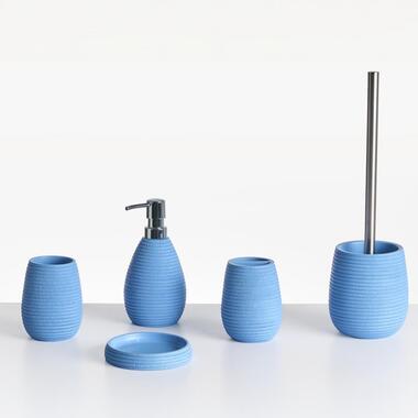 QUILCA - Badkameraccessoireset - Blauw - Polyresin product