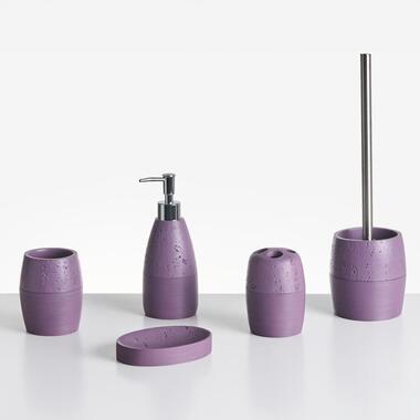 YARAPA - Badkameraccessoireset - Paars - Polyresin product