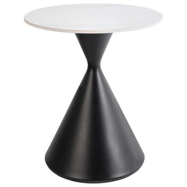 HAIWEE - Bijzettafel - Zwart/Wit - Gesinterde steen product