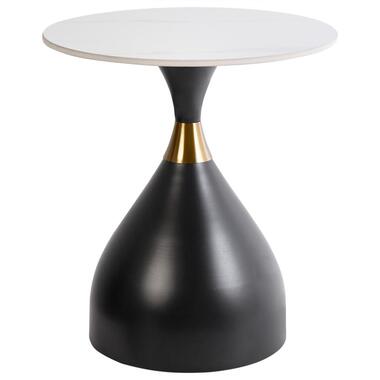 ITUNA - Bijzettafel - Gebroken wit - Gesinterde steen product