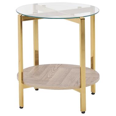 Table d'appoint LOVELL Verre de sécurité Doré product