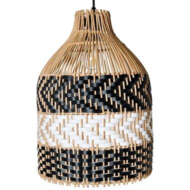 TURABO - Hanglamp - Zwart/Wit - Rotan product
