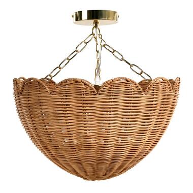 MANDEKAL - Hanglamp - Natuurlijk - Rotan product