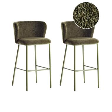 Lot de 2 chaises de bar MINA II Vert product