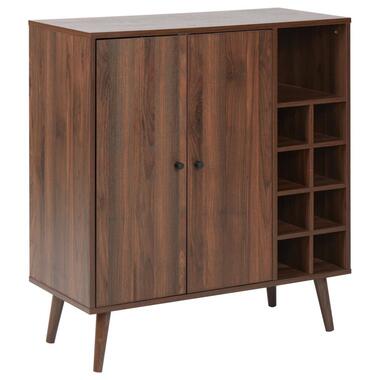 TULLAMORE - Dressoir 2 deuren - Donkerhout - Vezelplaat product