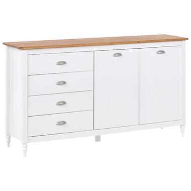 SHILLINGTON - Dressoir - Wit/Lichthout - Dennenhout product