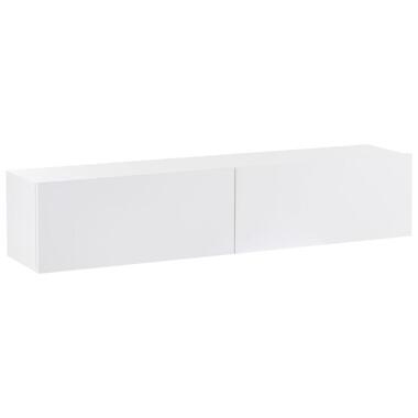 GLADSTONE - Wandgemonteerd TV-meubel - Wit - 140 cm - Vezelplaat product