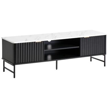 Meuble TV GLASTONBURY Marbre/noir product