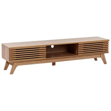 TOLEDO - TV-meubel - Bruin - 180 x 40 cm - Vezelplaat product