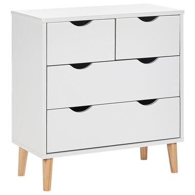 SIMMIE - Ladekast 4-lades - Wit - MDF product