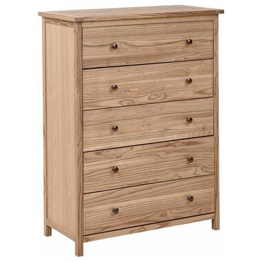SALTON - Ladekast met 5 lades - Lichte houtkleur - Sassafras product