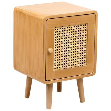 LEFROY - Nachtkastje - Lichte houtkleur - MDF product