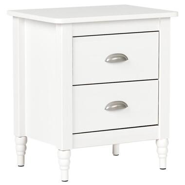 Table de nuit à 2 tiroirs SHILLINGTON Bois de pin Blanc product