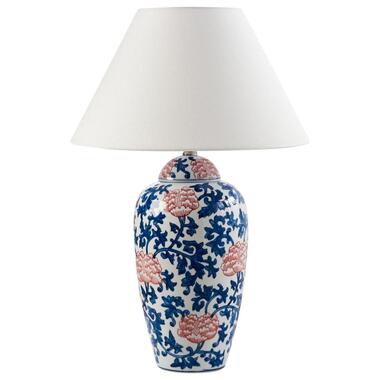 Lampe à poser VERUSA Porcelaine Blanc/bleu product