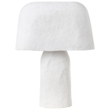 CARRASCO - Tafellamp - Wit - Papier-maché product