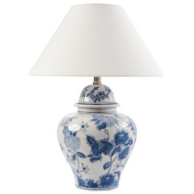Lampe à poser SORRAIA Porcelaine Blanc/bleu product