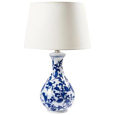 Lampe à poser CARMEN Porcelaine Blanc/bleu product