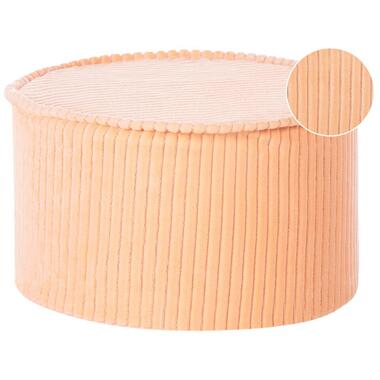 Pouf ZIKRIA Velours Rose pêche product