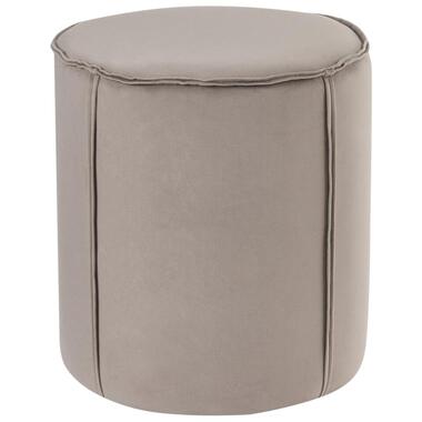 Pouf SEDONA Velours Taupe 40 cm 40 cm 43 cm product