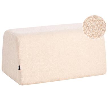 Pouf SINCLAIR Bouclé Beige 79 cm 49 cm 40 cm product