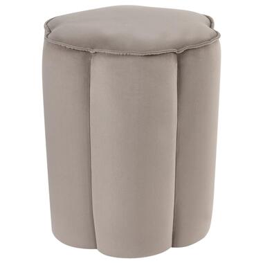 TAPPEN - Poef - Taupe - Fluweel product