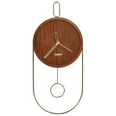 SIERRE - Wandklok - Donkerbruin - MDF product