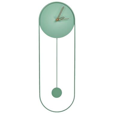 SALVAN - Wandklok - Lichtgroen - Staal product