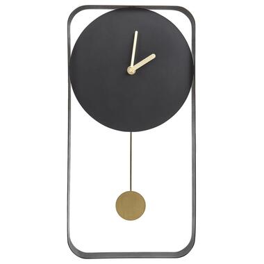 SERVOZ - Wandklok - Zwart - Staal product