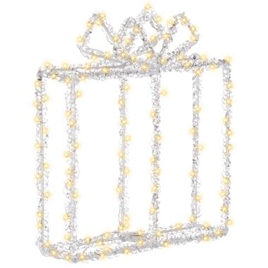 Décoration extérieure LED KEMI Cadeaux de Noël 25 cm Blanc product