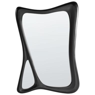 LANESTER - Wandspiegel - Zwart - PU glas/MDF product