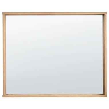 ROSELL - Wandspiegel - Lichthout - 80 x 65 cm - Vezelplaat product