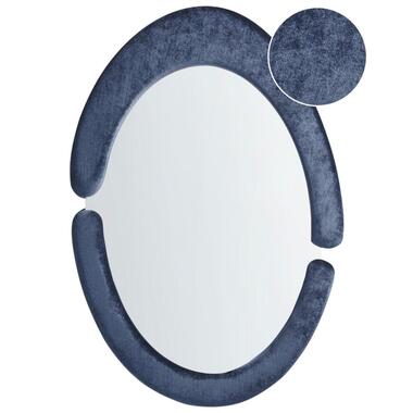 MASSAY - Wandspiegel - Donkerblauw - Fluweel product