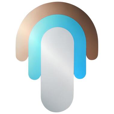 MESPAUL - Wandspiegel - Meerkleurig - MDF product