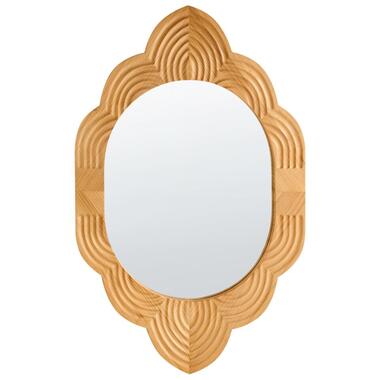 FRESVILLE - Wandspiegel - Lichtbruin - Dennenhout product