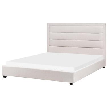 ROUEN - Bed - Lichtbeige - 160 x 200 cm - Polyester product