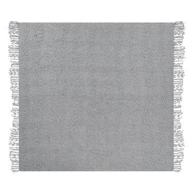 VELLA - Deken - Grijs - 200 x 220 cm - Katoen product