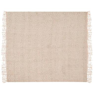 VELLA - Deken - Lichtbeige - 220 x 240 cm - Katoen product