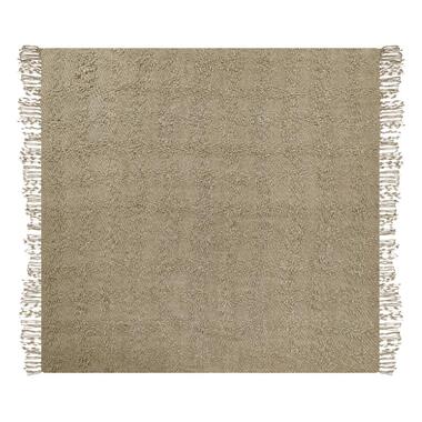 VELLA - Deken - Taupe - 220 x 240 cm - Katoen product