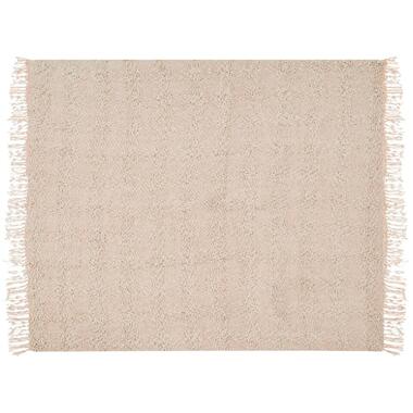 Couverture VELLA Coton 200 x 220 cm Beige clair product