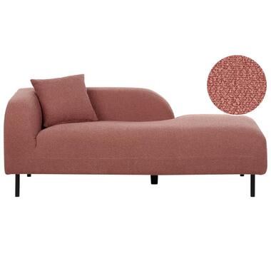 LE CRAU - Chaise longue - Roze - Linkerzijde - Bouclé product