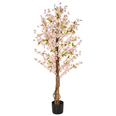 SAKURA - Kunstplant - Roze - 150 cm - Synthetisch materiaal product