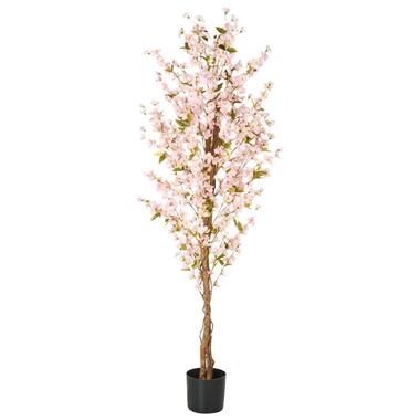 SAKURA - Kunstplant - Roze - 185 cm - Synthetisch materiaal product