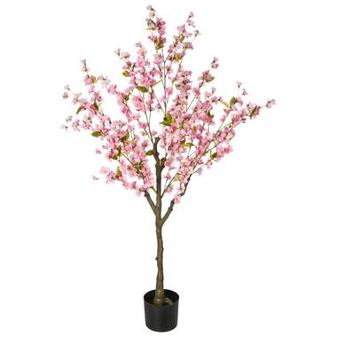 CHERRY TREE - Kunstplant - Roze - 152 cm - Synthetisch materiaal product