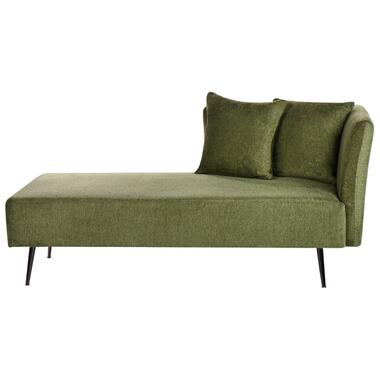 Chaise longue côté droit RIOM Tissu Vert product