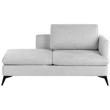 SIEVOZ - Chaise longue - Lichtgrijs - Rechtszijdig - Polyester product