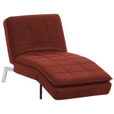 Chaise longue LOIRET Tissu Rouge product